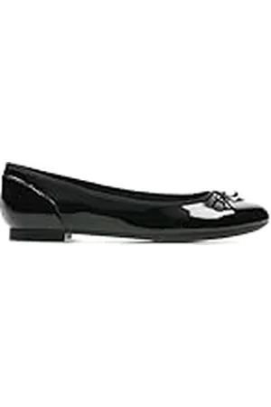 Clarks Couture Bloom, Bailarinas para Mujer, Barniz Negro, 43 EU