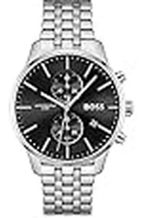 HUGO BOSS Reloj Cronógrafo de Cuarzo para Hombre Colección Associate con Correa de Acero Inoxidable Plateada - 1513869