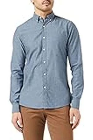 Farah Steen Slim Fit Camisa de algodón Cepillado, , S para Hombre