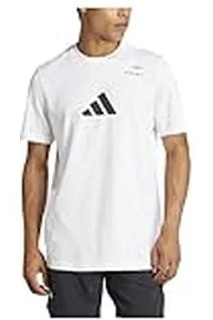 adidas Hombre AEROREADY Tennis Category Graphic tee, White, S