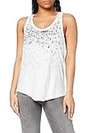 Urban classics Long Leo Print Loose Camiseta de Tirantes Deportiva, , M Mujeres