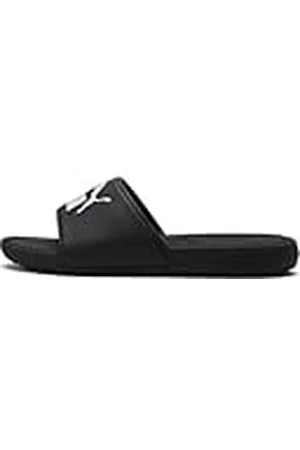 PUMA Cool Cat 2.0 PS, Sandalias deslizantes, Black White, 33 EU