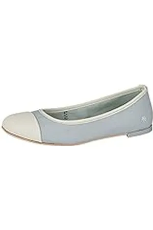 Art Lens, Sandalias Planas Mujer, Celeste-Cream, 36 EU