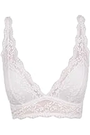 Women secret Triangular Halter Spring Broderie Sujetador, , 85B para Mujer