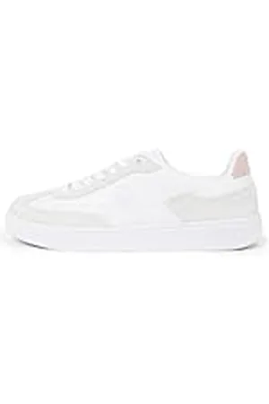 Tommy Hilfiger Court Sneaker Mujer Heritage Low Top, (White), 39