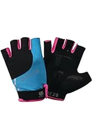 Dare 2B Forcible Lightweight Hardwearing Ergonomic Cycling Mitt Guante, Mujer, Joyería Azul/Rosa cibernética, L