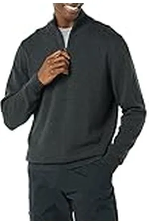 Amazon Jersey 100% de Algodón con Cremallera de un Cuarto Hombre, , M