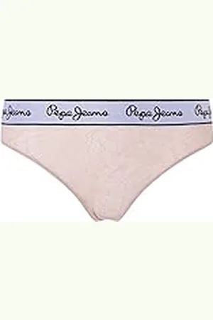 Pepe Jeans Mesh Thong Bikini Style Underwear, , L para Mujer