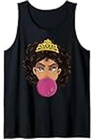 Black Queens NYC Girl Magic Gift Bubblegum Afro Diva African Queen Camiseta sin Mangas