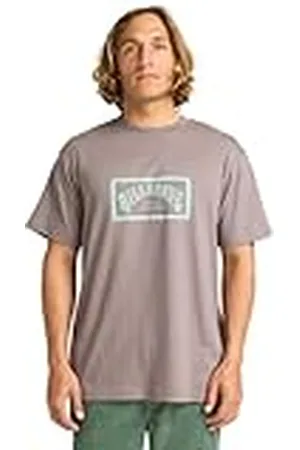 Billabong Arch Frame SS - Camiseta de Manga Corta, Color Gris