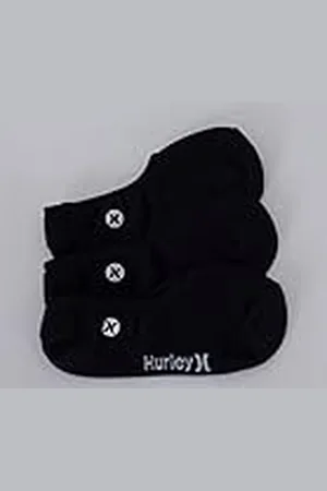 Hurley Calcetines Pack 3 Hombre - H2O Dri No Show