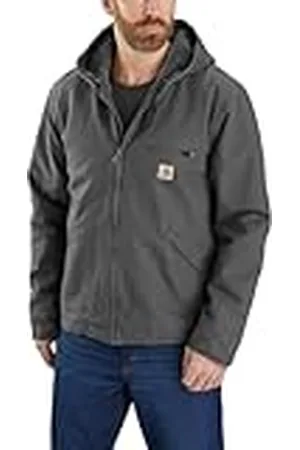 Carhartt Chaqueta con Forro de Sherpa de Pato Lavado de Ajuste Relajado Ropa de Abrigo de Trabajo, , S para Hombre