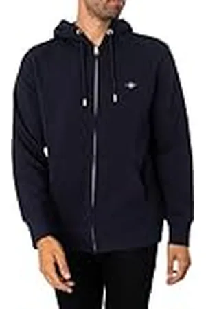 GANT Reg Shield Full Zip Hoodie Sudadera con Capucha, , M para Hombre