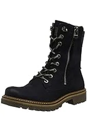 Camel Active Canberra 78, Botines Mujer, Azul (Denim 1), 36 EU