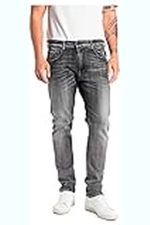 Replay Johnfrus, Jeans para Hombre, 096 Medium Grey, 36W x 32L