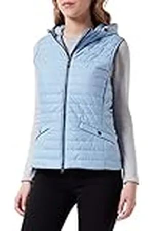 Geox W Ascythia Chaqueta, Azul , 46 para Mujer
