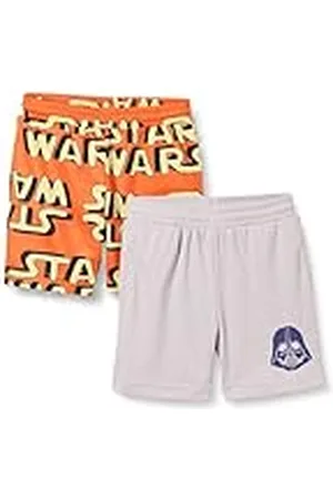 Amazon Disney | Marvel | Star Wars Pantalones Cortos de Malla para Baloncesto Niño, Pack de 2, , 2 años