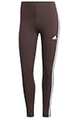 adidas Mujer Essentials 3-Stripes High-Waisted Single Jersey Leggings, , M