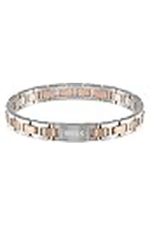 HUGO BOSS Jewelry Pulsera de Eslabones para Hombre Colección METAL LINK ESSENTIALS Bicolor - 1580056