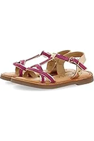 Gioseppo Sandalias de Piel Tipo Ante en Color Fucsia para niña boucan