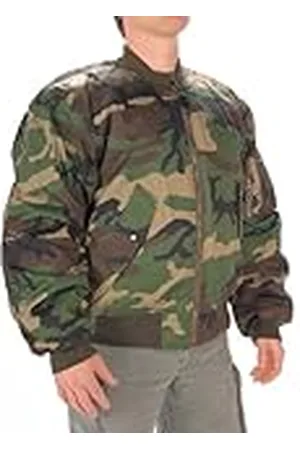 Mil-tec CamoOutdoor Chaqueta para Hombre Gris, Color Verde - Green - Woodland, tamaño Small