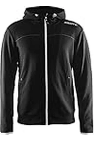 Craft Sudadera con Capucha para Hombre, tamaño XXL, Color Negro/Platino