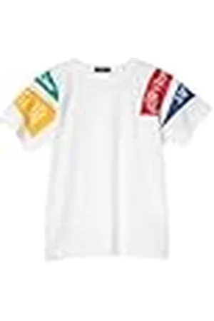Replay Camiseta de algodón de manga corta para niño, blanca (Milk White 562), 16 años