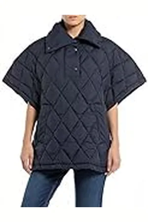 Replay W7806 Fine Dull Nylon Chaqueta Acolchada, , XXS para Mujer