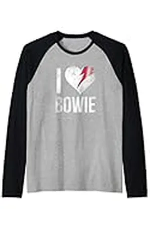 David Bowie I Love Bowie Music Camiseta Manga Raglan