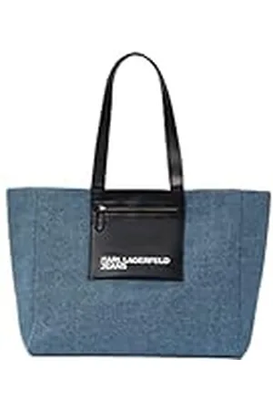 Karl Lagerfeld Ew Pocket Shopper Denim Women, Blue, Shopper, Azul Denim Ew Pocket Shopper Denim Women, Blue, Shopper