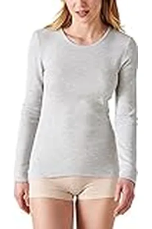 Damart Camiseta de Cuello Redondo, canalé Polar Thermolactyl, Calor Intense 4, Manga Larga Ropa Interior, , 42 (Talla del Fabricante: Medium) para Mujer
