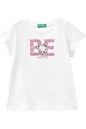 Benetton T-Shirt 3i1xg10d6 Camiseta, , 90 cm para Niñas