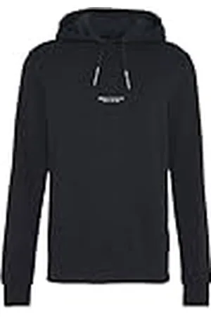 Armani Exchange Pull-Over Hooded Sweatshirt with Front Back Logo Sudadera con Capucha, , XL para Hombre