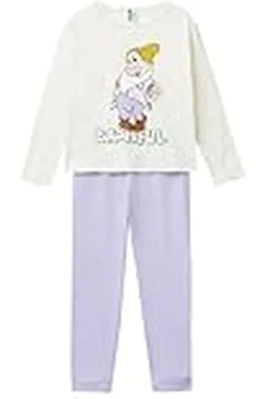 Benetton Pig(Maglia+Pant) 3VD00P07K Juego de Pijama, , XS para Niñas