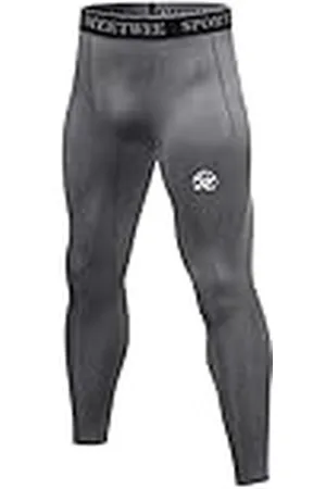 MEETWEE Mens Compression Leggings, Running Tights Cool Dry Base Layer Bottom Sports Pants for Workout Training Jogging