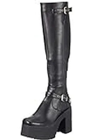 Lamoda Ultramarino, Botas Altas hasta la Rodilla Mujer, Color , 37 EU