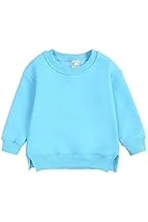 LITTLE HAND Niño niña Sudadera Color sólido con Capucha Sudadera Manga Larga Camiseta Cuello Redondo Lana，Altura Adecuada 73 80 90 100 110 120 130