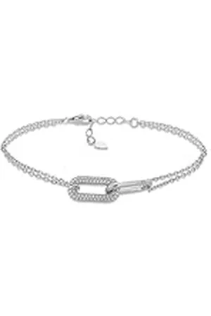 Amazon Pulsera de Eslabones Pavé de de Ley