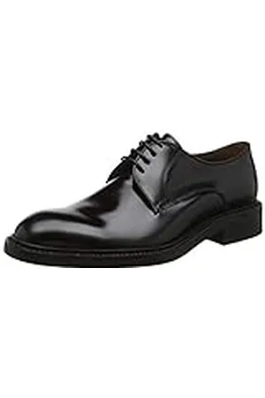 Lottusse L6710, Zapatos Derby con Cordones Hombre, Negro (Jocker P. Negro), 40 EU