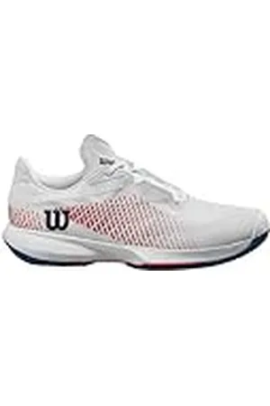 Wilson Kaos Swift 1.5 Clay, Tennis Shoe Mujer, White/Deja VU Blue Red, 39 1/3 EU