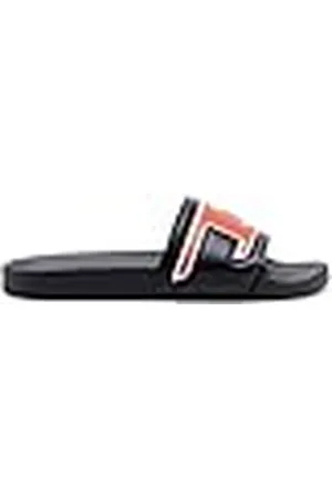 Diesel SA-MAYEMI D Sandals, Sandalias deslizantes Hombre, 018-BLACK/RED, 43 EU