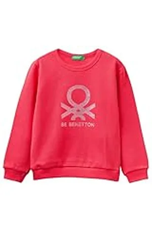 Benetton Maglia G/C M/L 3J70G10D3 Sudadera, 34L, 82 para Niñas