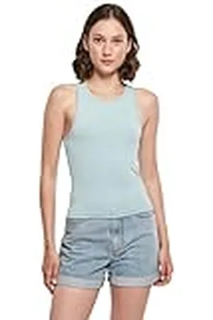 Build Your Brand By208-ladies Racer Back Top Camisa Cami, , S para Mujer