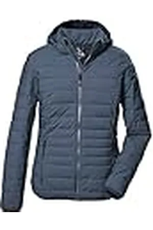 G.I.G.A. DX by killtec Mujer Chaqueta acolchada/chaqueta funcional con capucha con cremallera GW 67 WMN QLTD JCKT_Uyaka, stahlblau, 38, 42266-000