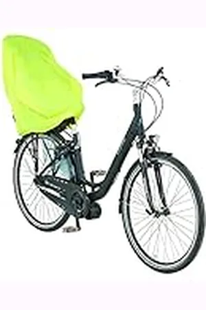 PROPHETE Funda impermeable para asiento de bicicleta infantil, resistente al viento, impermeable, incluye bolsa de almacenamiento, color