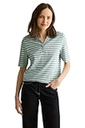 CECIL B322948 Polo de piqué a Rayas, , M Mujeres