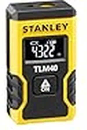 Stanley Medidor Láser de Bolsillo TML40, rango hasta 12m, carga USB, batería de litio interna, pantalla de visibilidad, precisión +/-6mm@10m, diseño compacto, STHT77666-0