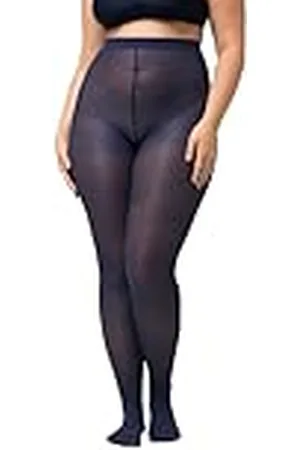 Ulla Popken Medias Esenciales de Microfibra, 60den, , 54-56 para Mujer