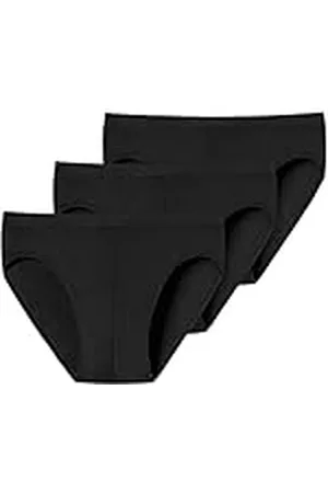 Schiesser Pack de 3 Calzoncillos Supermini con puños Suaves, Mezcla elástica de algodón Ropa Interior, , XL Hombre