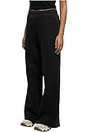 Urban classics Ladies Organic Ultra Wide Sweat Pants Pantalones, , XXL para Mujer